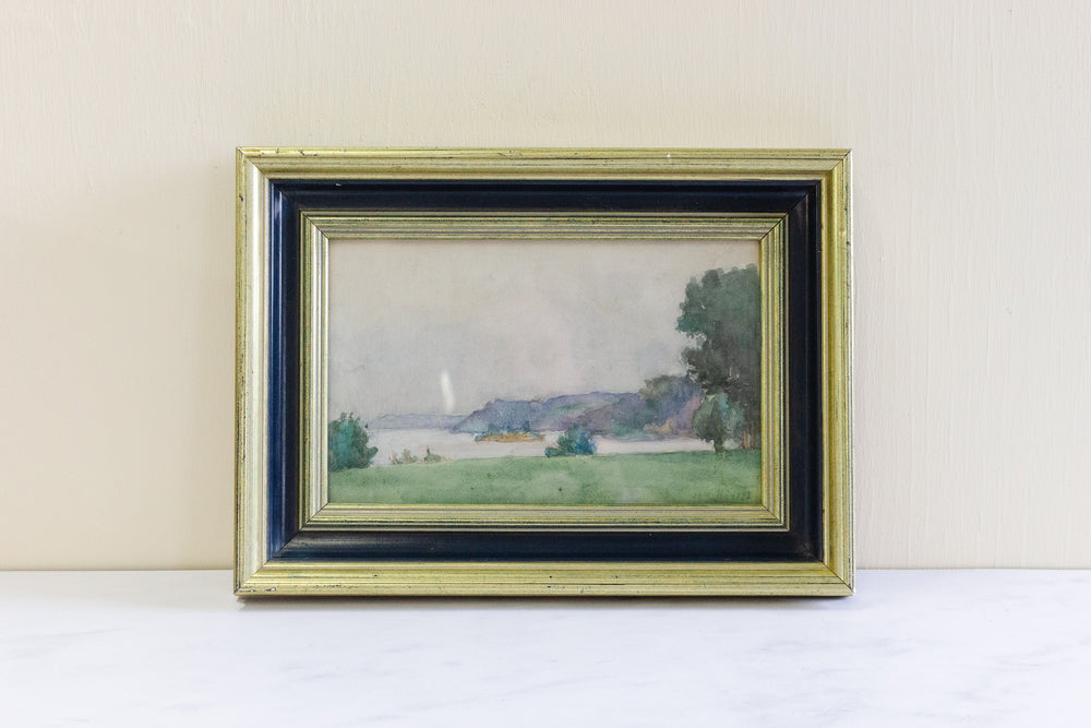 une peinture de paysage