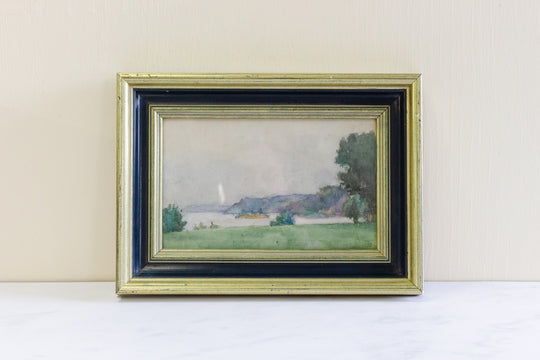 une peinture de paysage