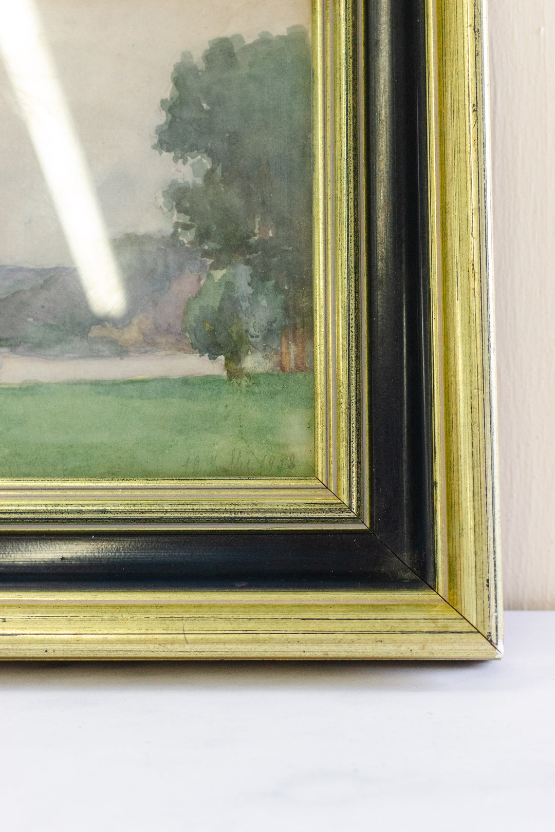 une peinture de paysage