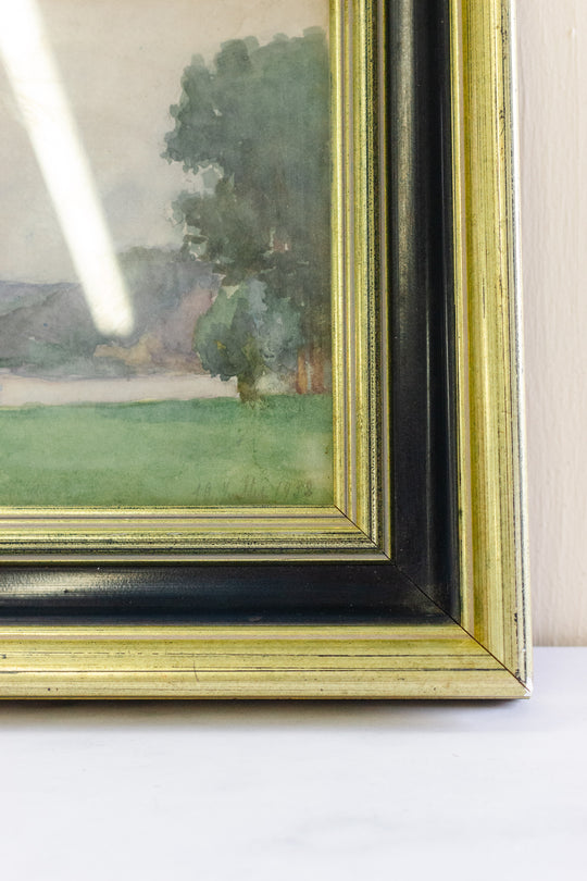 une peinture de paysage