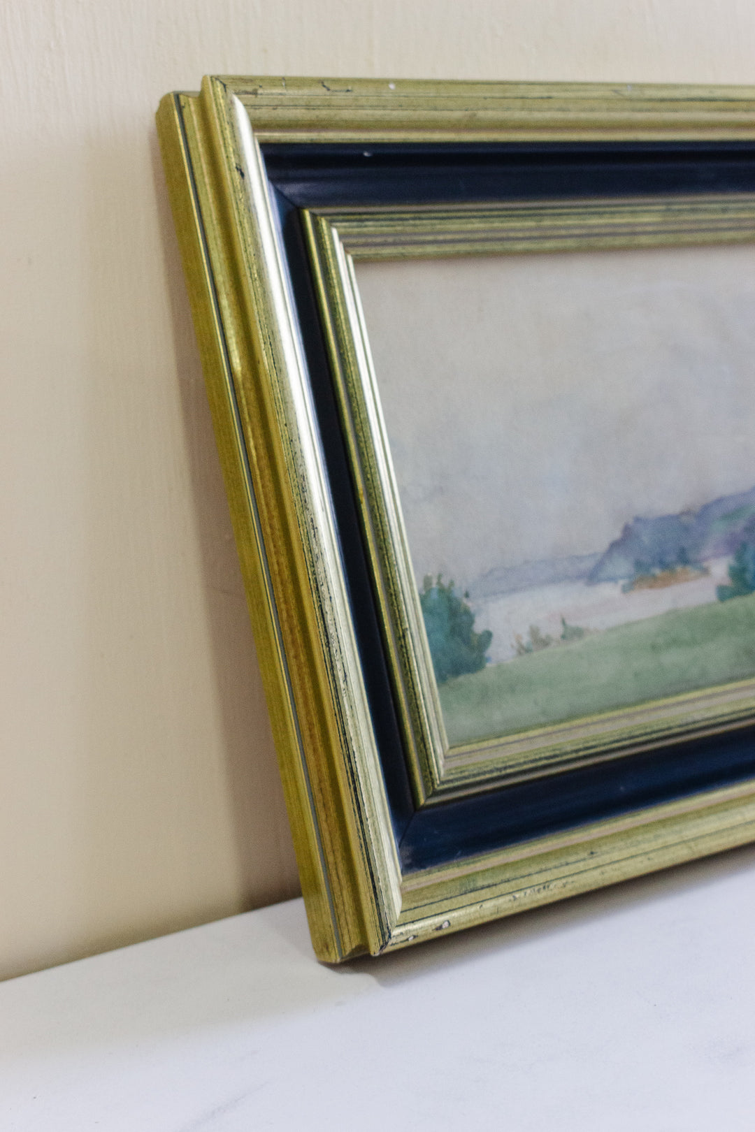 une peinture de paysage