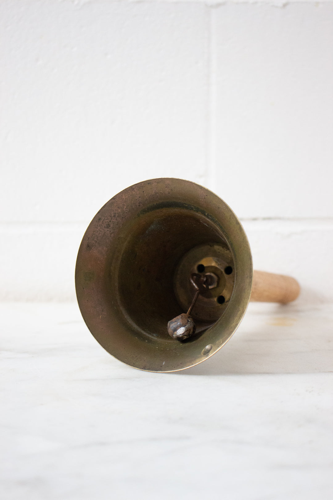 antique French school hand bell