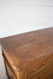 vintage french louis xvi style walnut commode