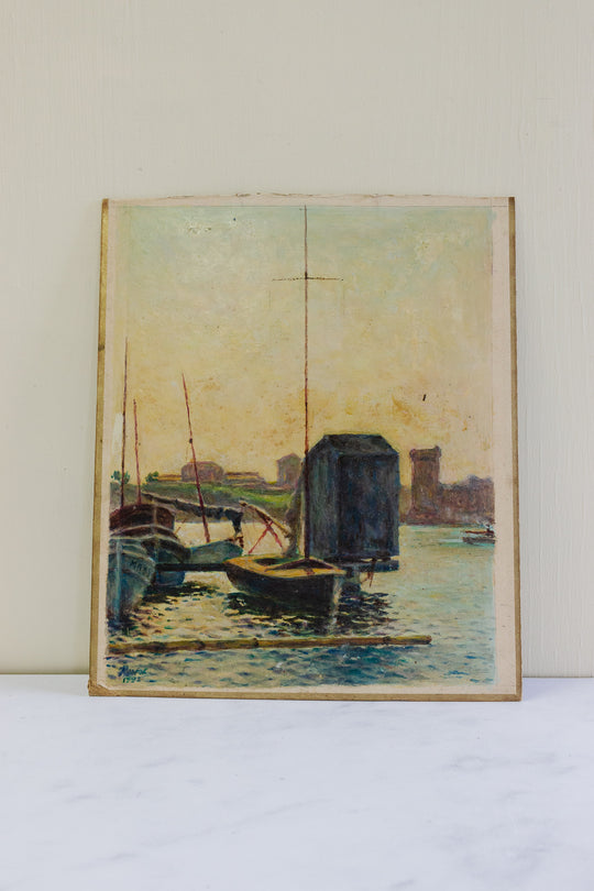 bateaux dans le quai