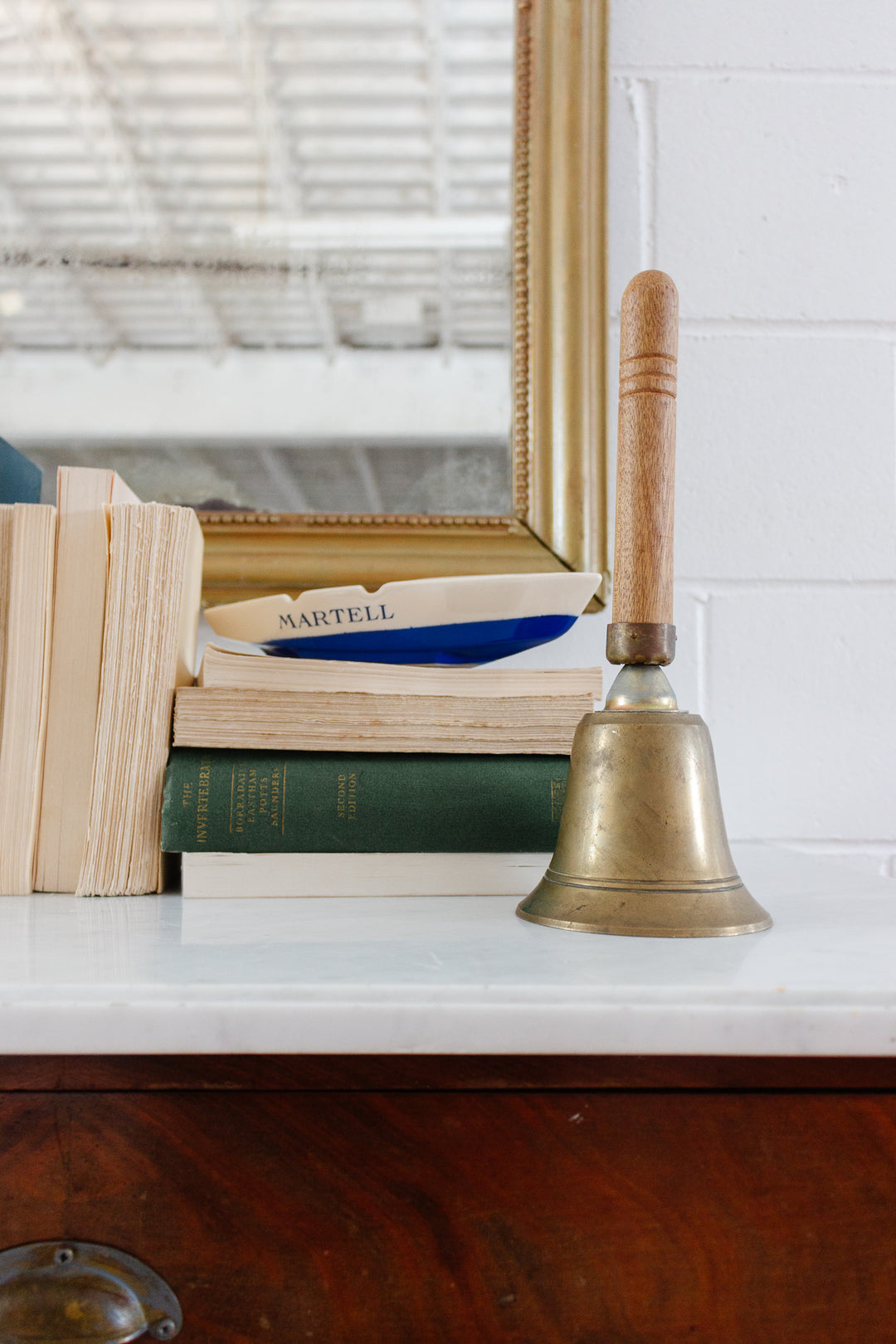 antique French school hand bell