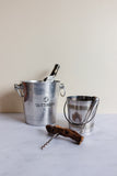 vintage french aluminum champagne buckets