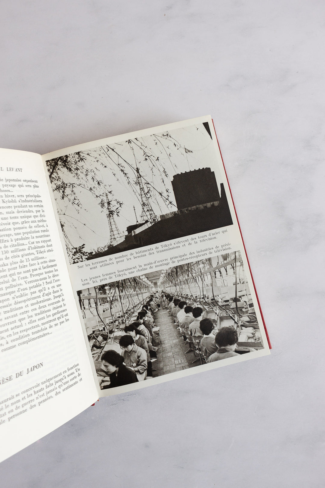 1960s French history books, “rainbow” stack