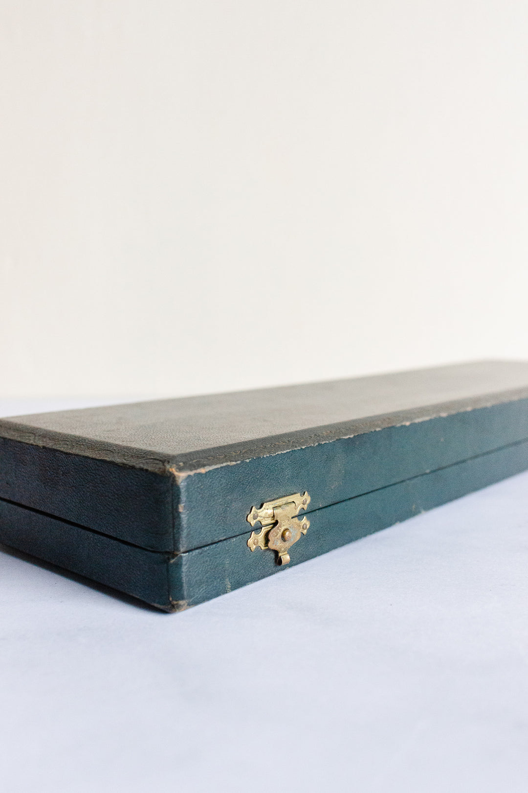 Antique French horn and silver plate carving set