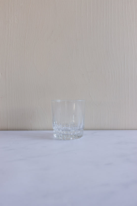 vintage French whiskey glasses, set of 4