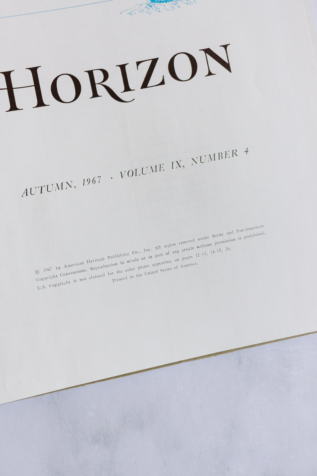 1960s “horizon” art books, set of 3