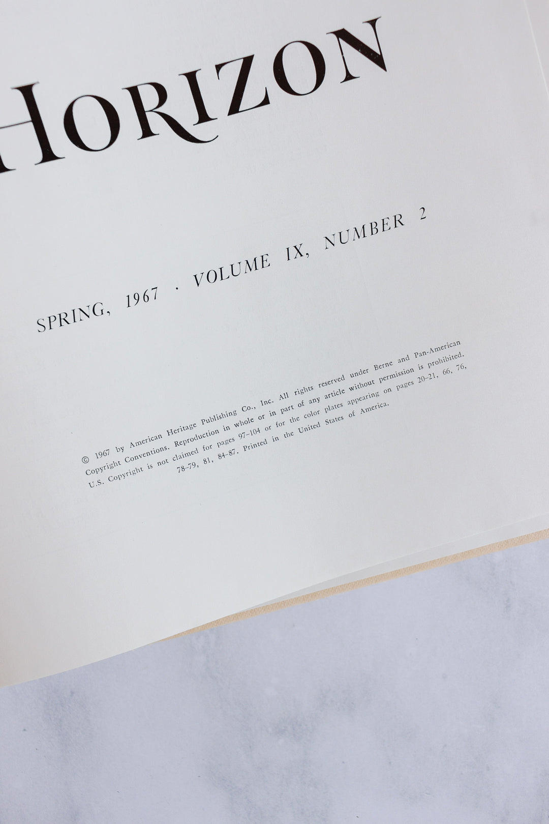 1960s “horizon” art books, set of 3