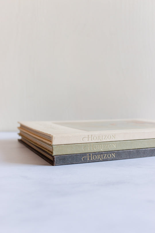 1960s “horizon” art books, set of 3