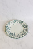 antique French transferware serving plates, set of two