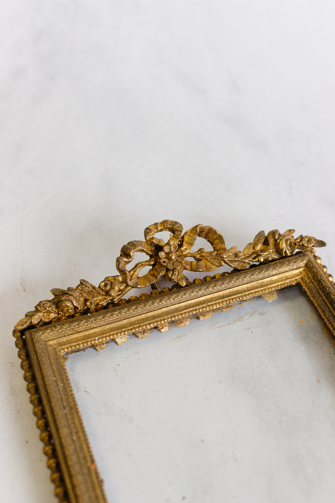 set of three petite antique French frames