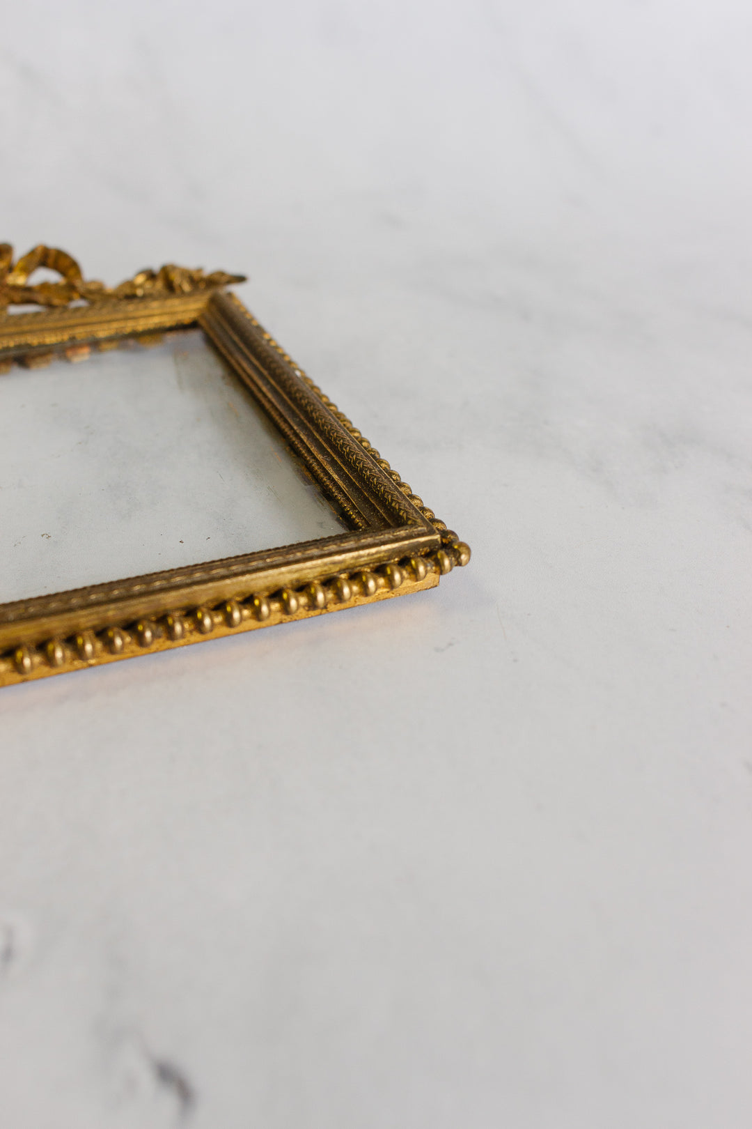 set of three petite antique French frames