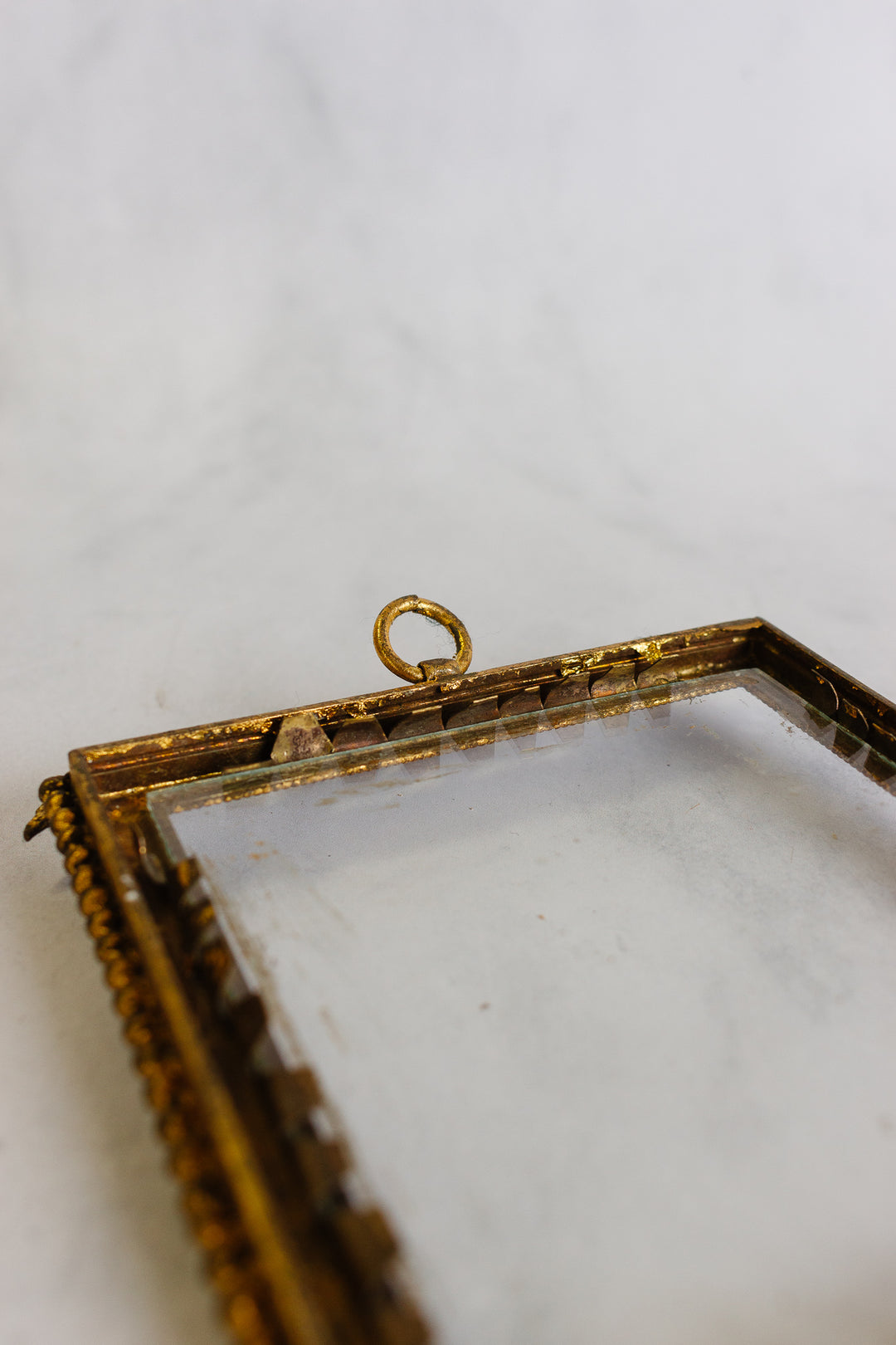 set of three petite antique French frames