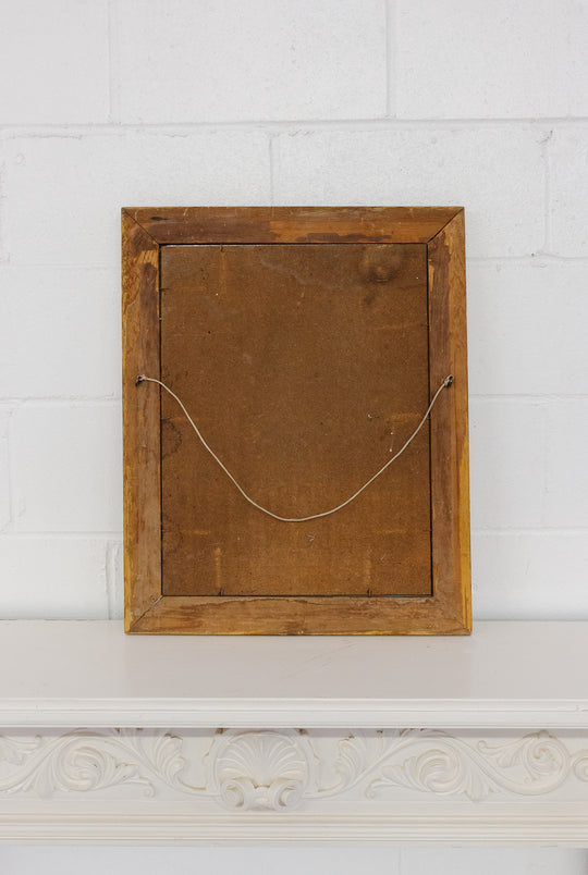 antique french gilt mirror with scrolling