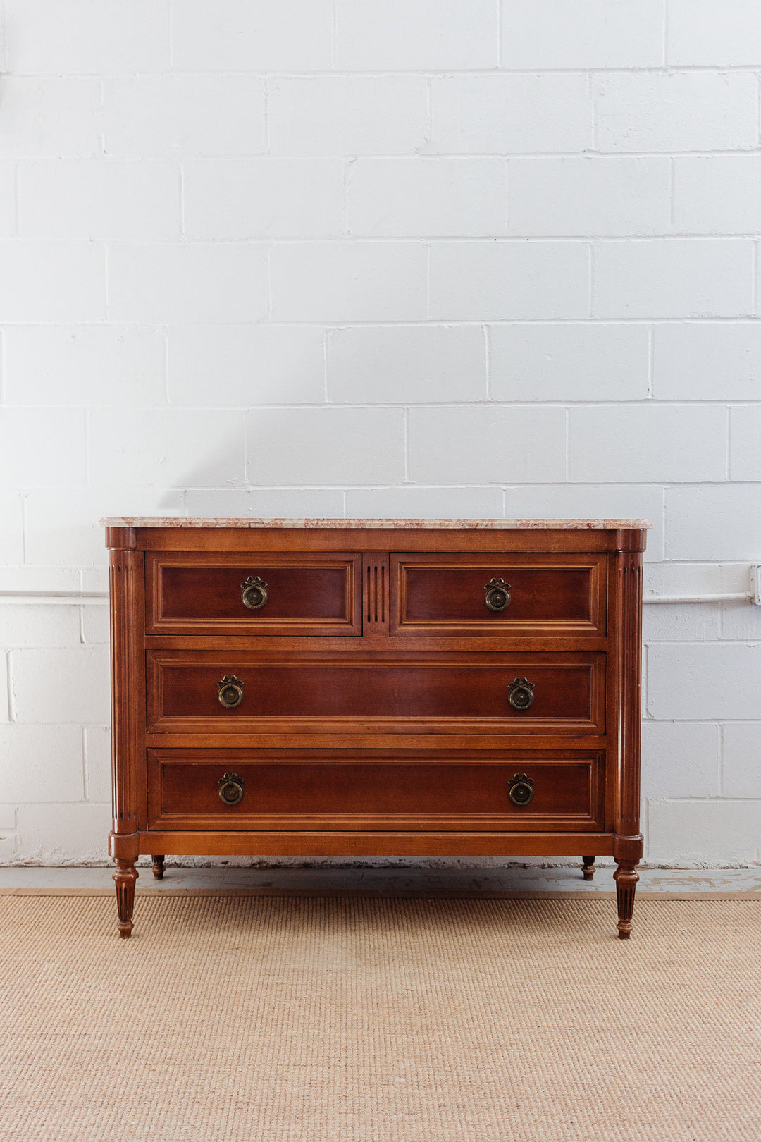 vintage French Louis XVI style cherry commode