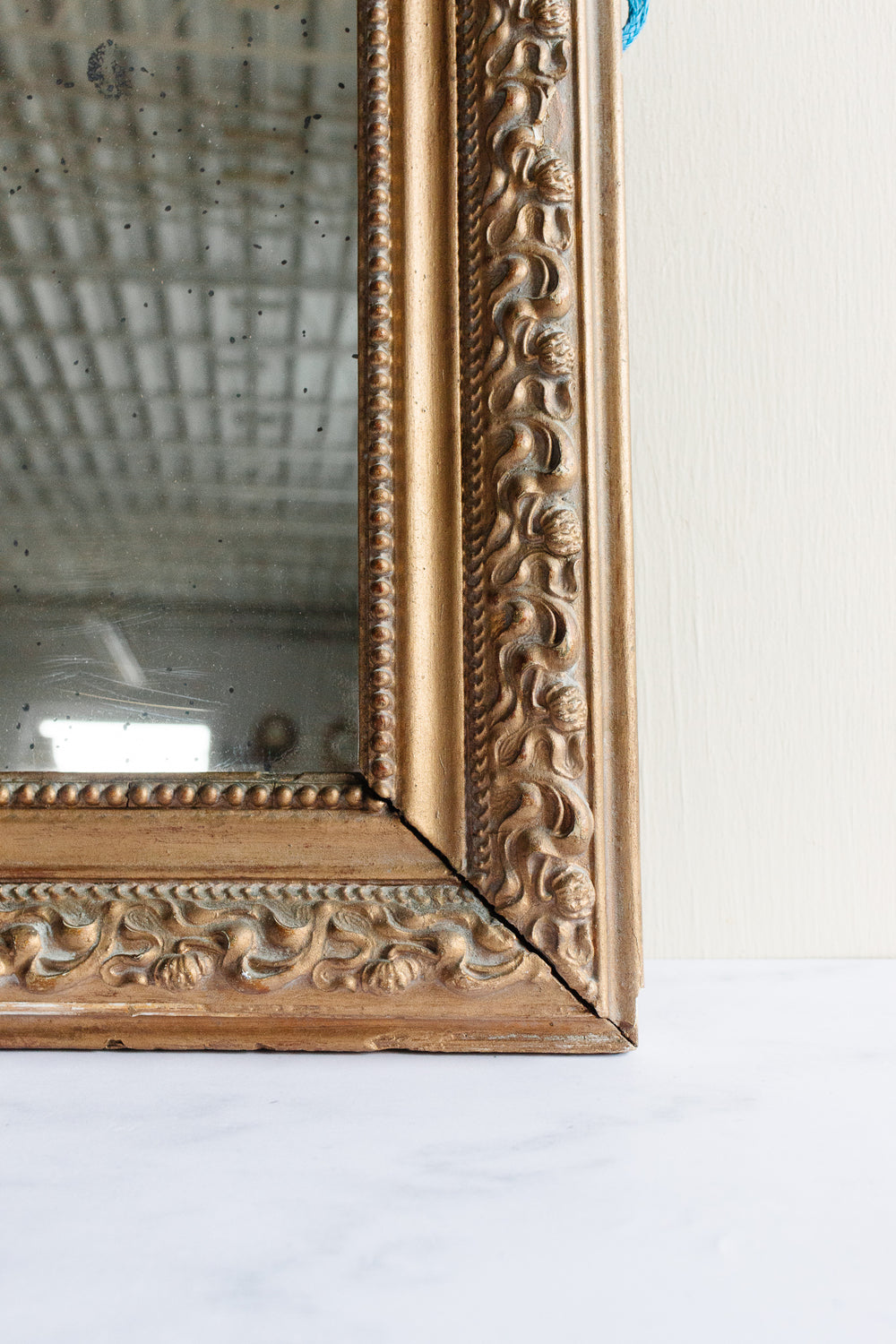 turn of the century bronze louis philippe mirror