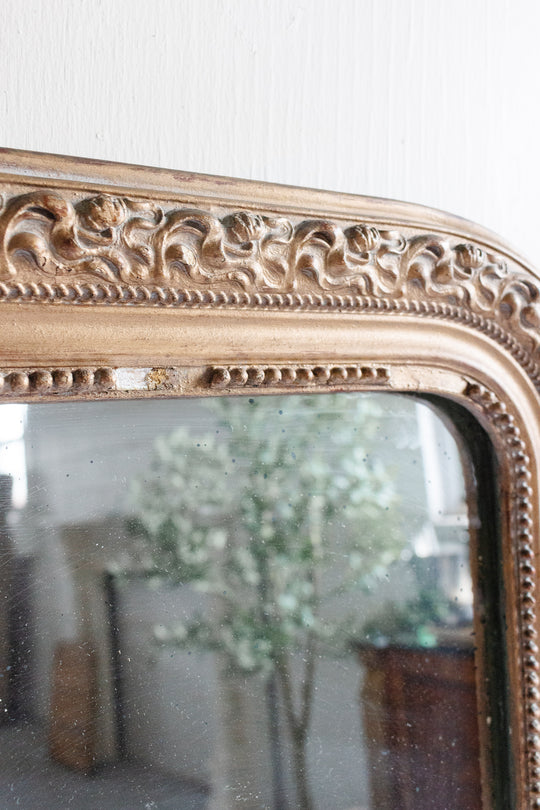 turn of the century bronze louis philippe mirror