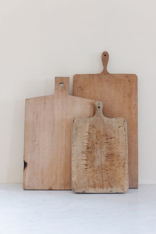 vintage French bread board, large