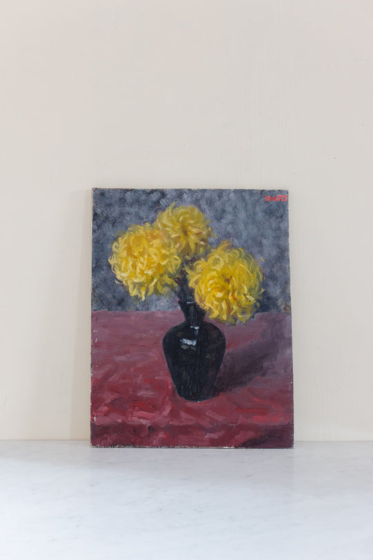 les fleurs jaunes