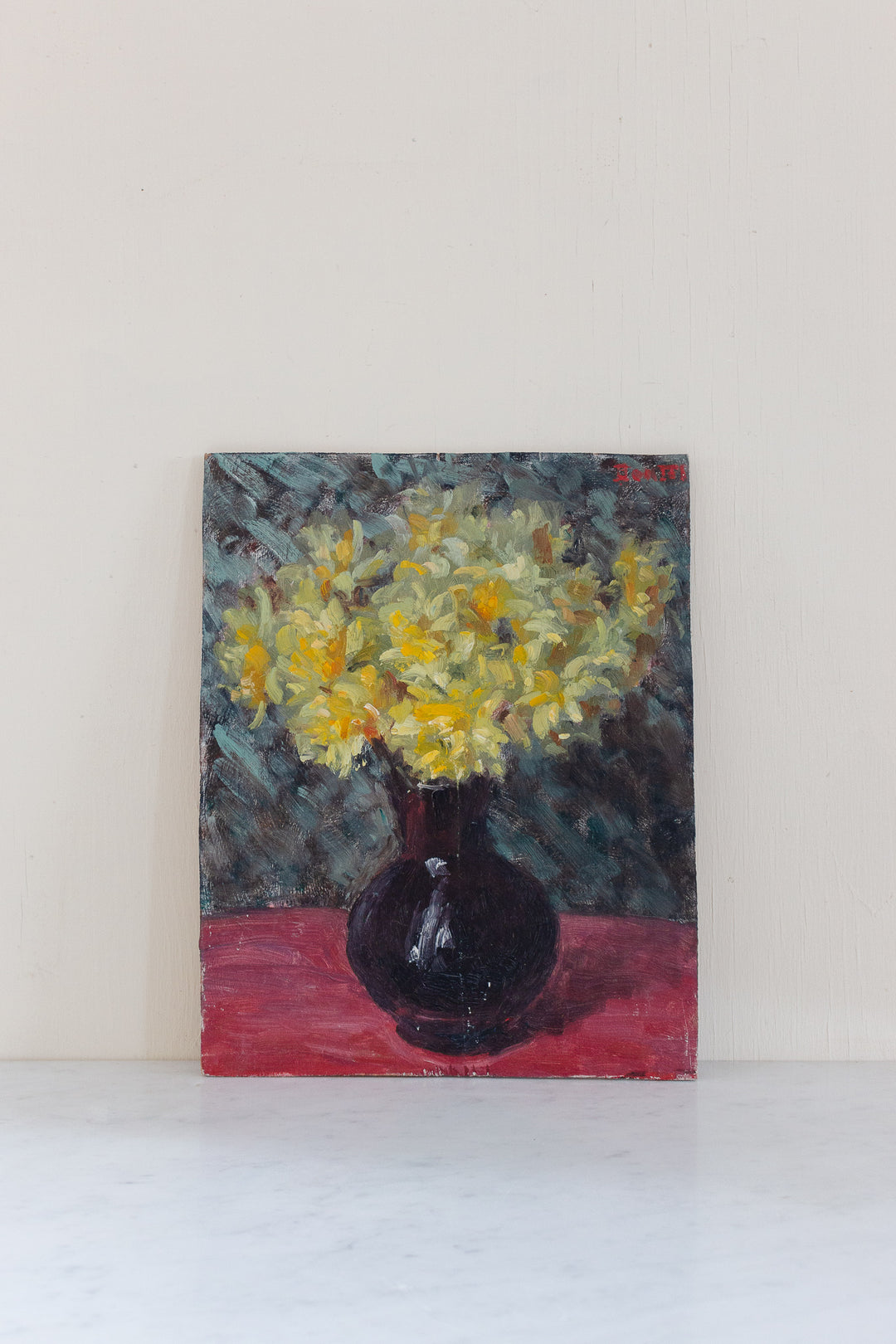 les fleurs jaunes