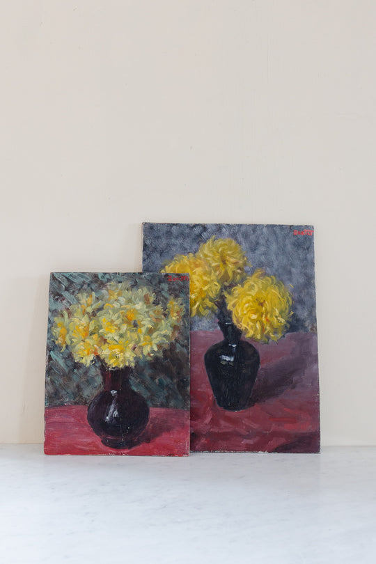 les fleurs jaunes
