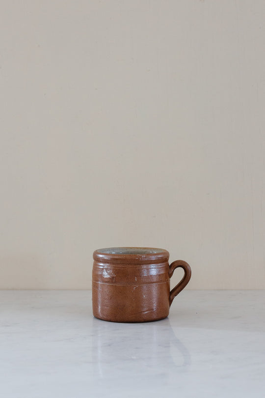 vintage french stoneware confit pot