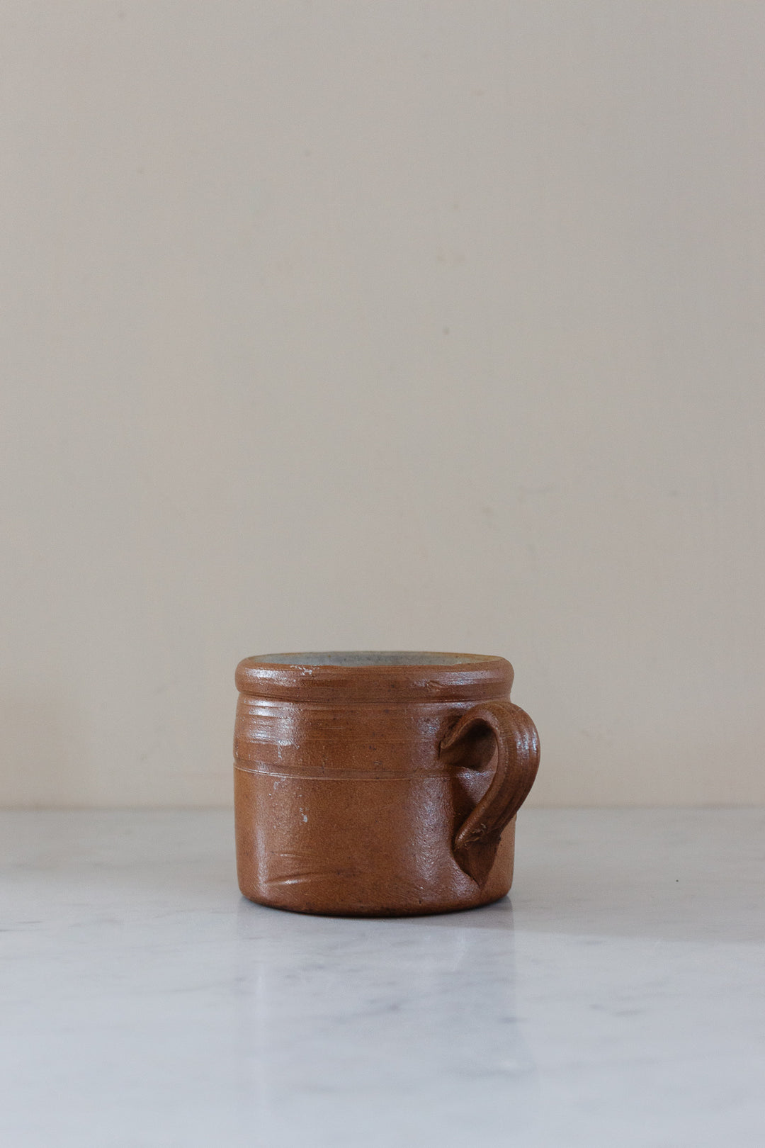 vintage french stoneware confit pot