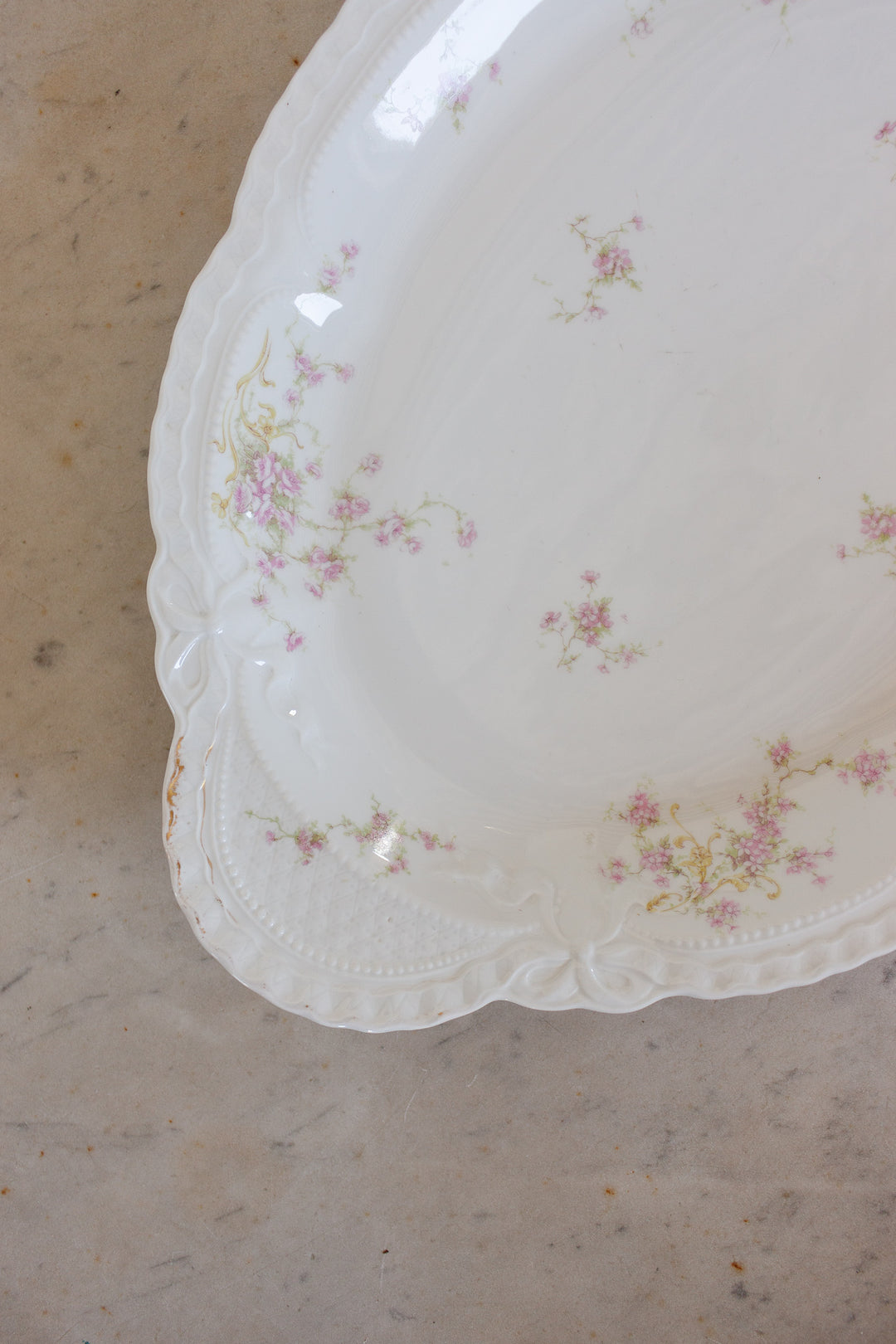 antique Limoges porcelain platter