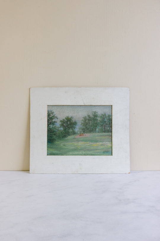 antique french artist portfolio, set of 14 landscape works