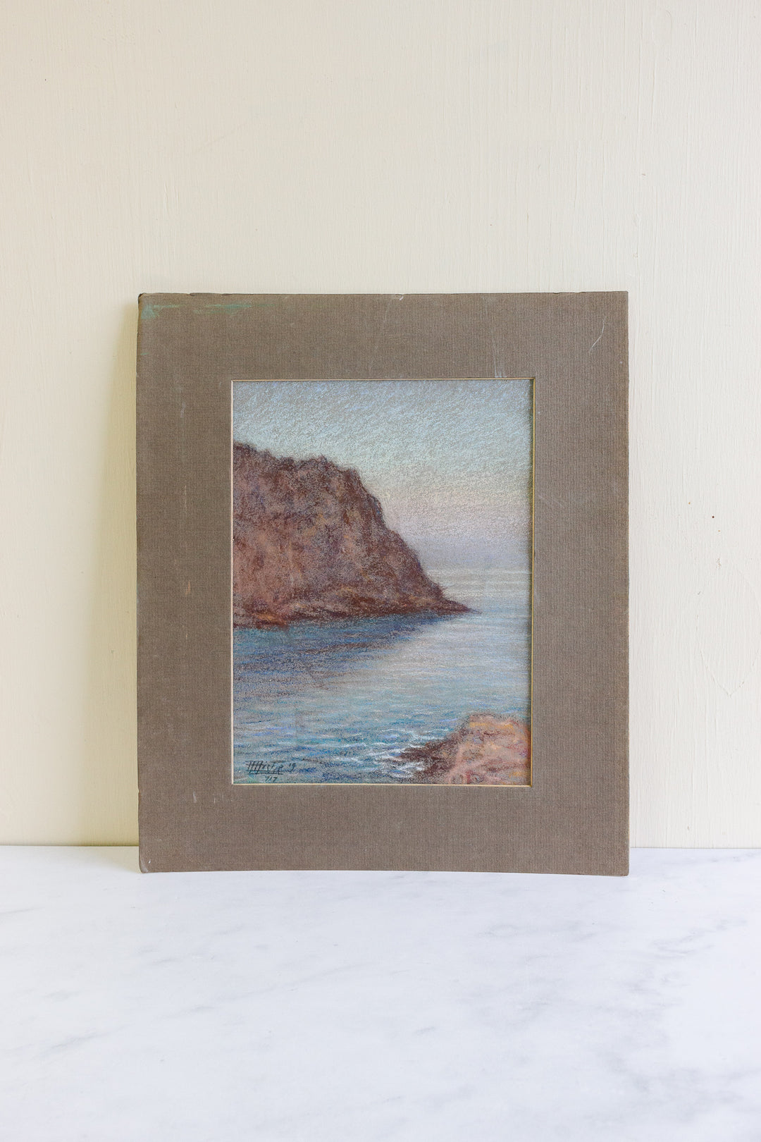 antique french artist portfolio, set of 14 landscape works