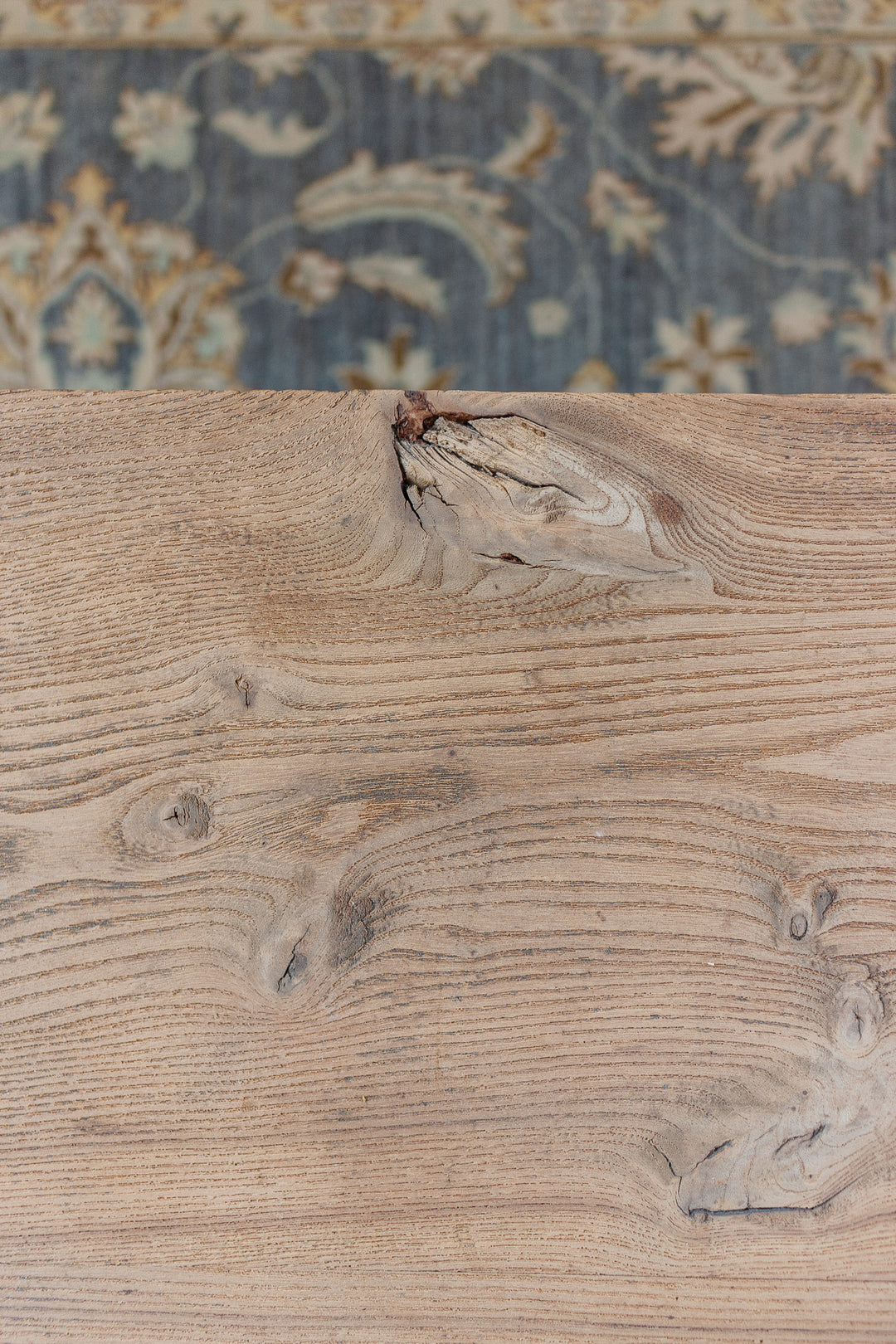 vintage french raw oak Parisian sideboard