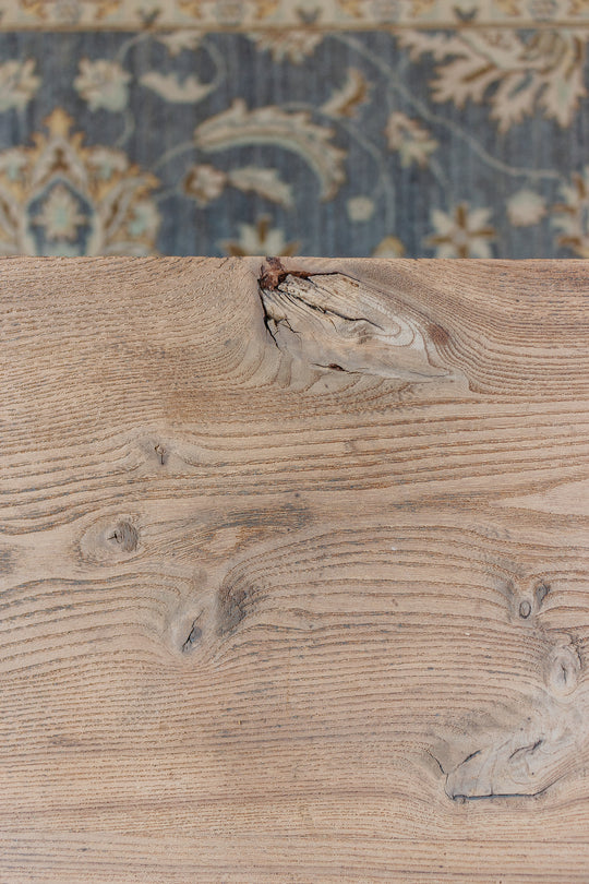 vintage french raw oak Parisian sideboard