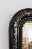 antique ebony Napoleon III louis philippe mirror