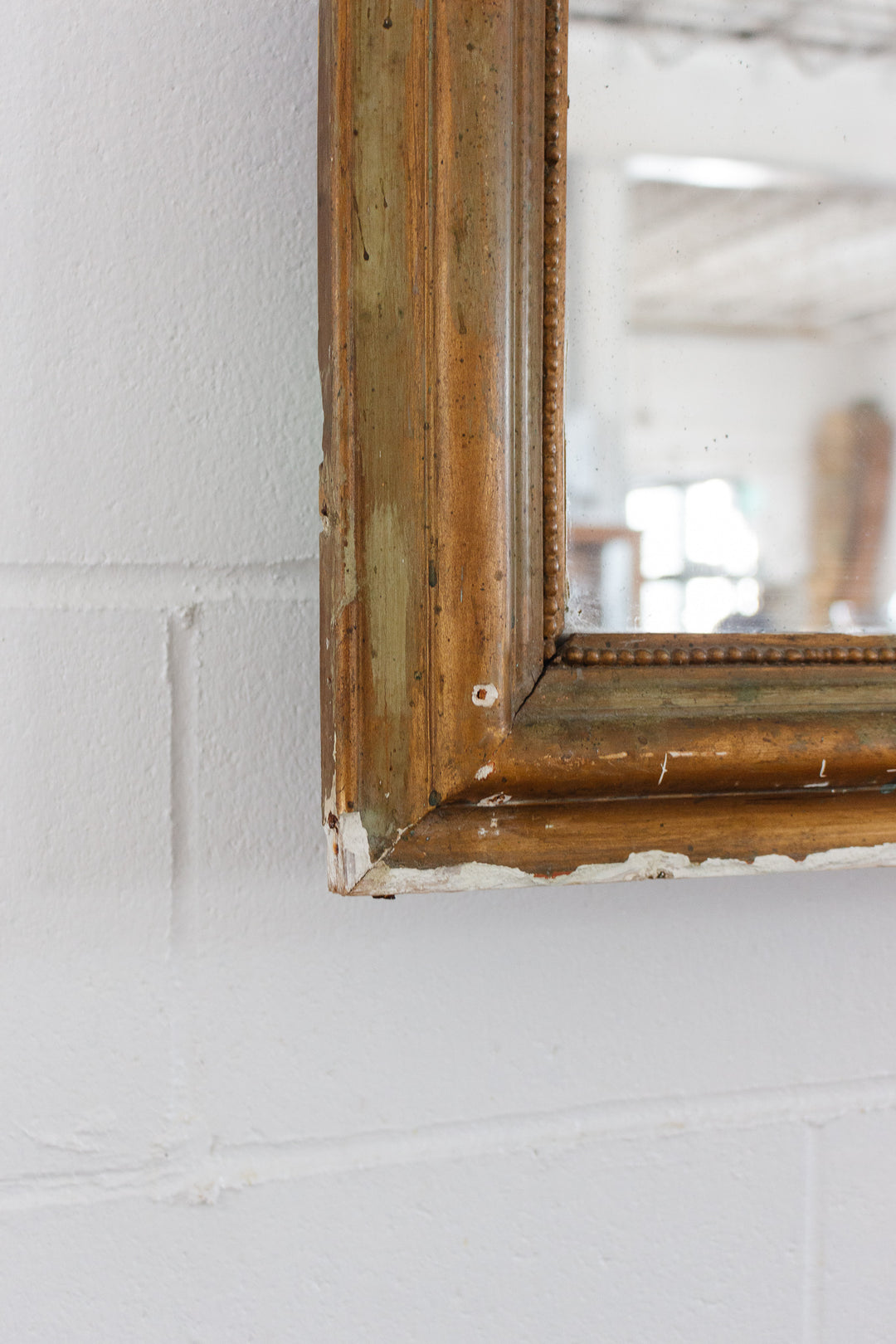 turn of the century French gilt louis philippe mirror