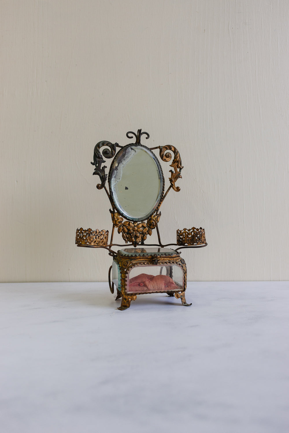 turn of the century French dressing table bijoux casket