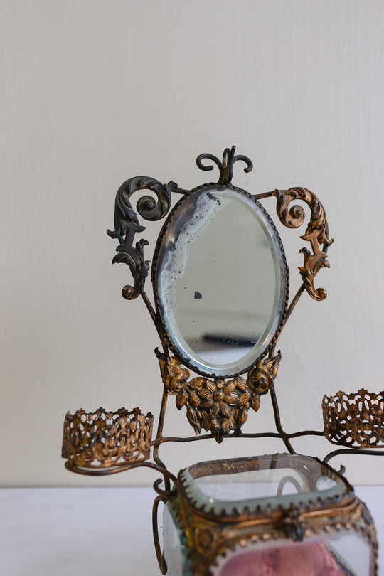 turn of the century French dressing table bijoux casket