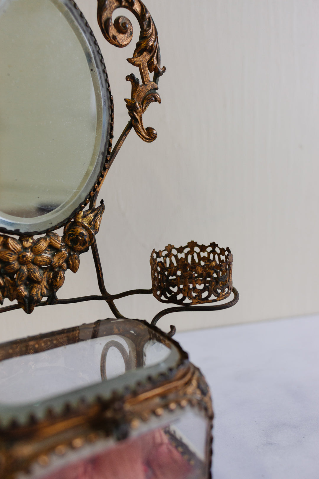 turn of the century French dressing table bijoux casket
