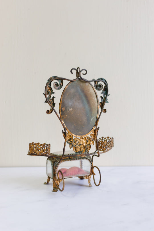 turn of the century French dressing table bijoux casket