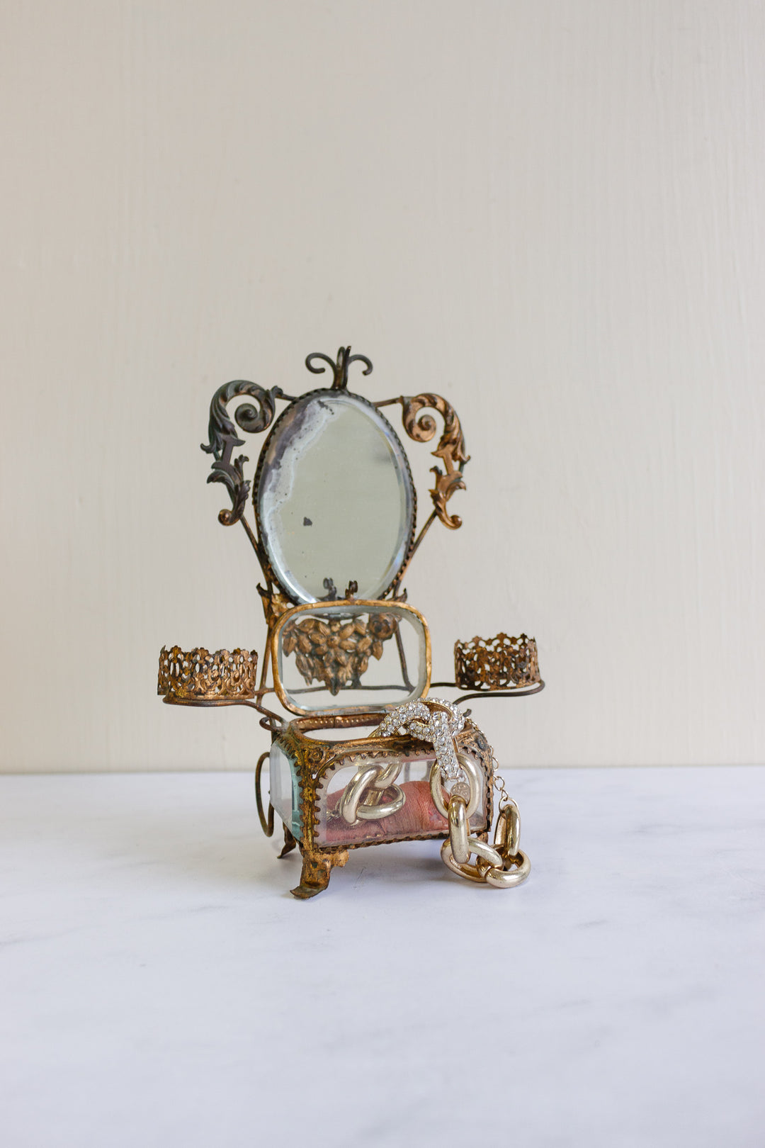 turn of the century French dressing table bijoux casket