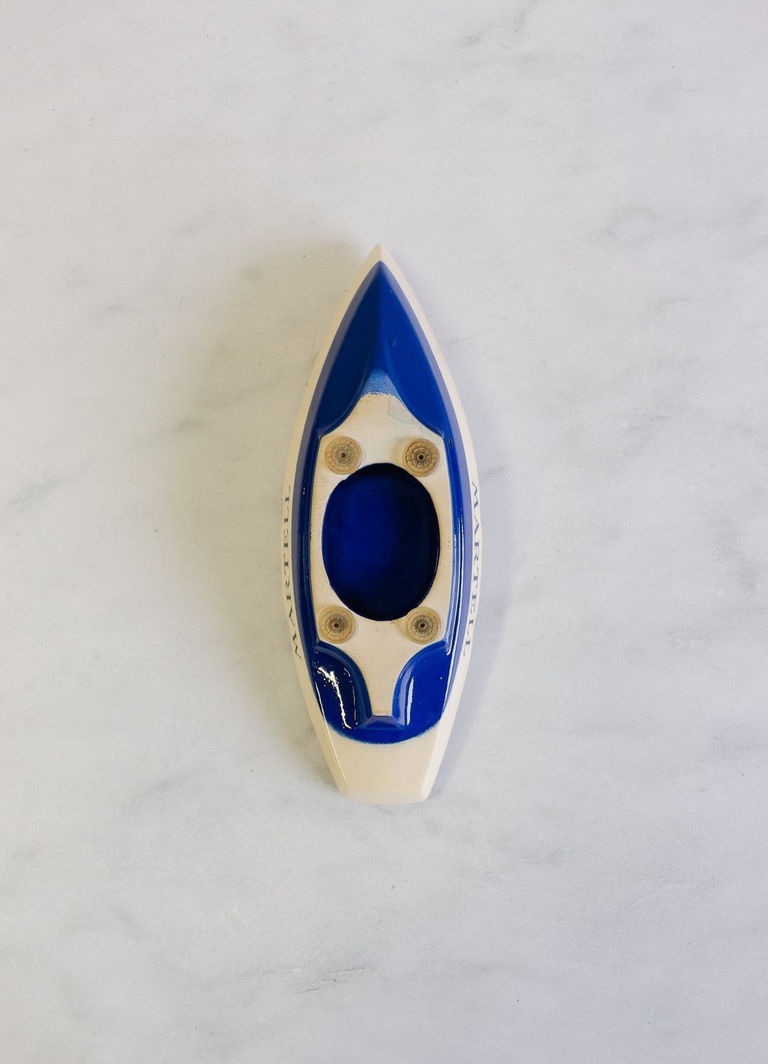 rare vintage french nautical Martell advertising ash tray