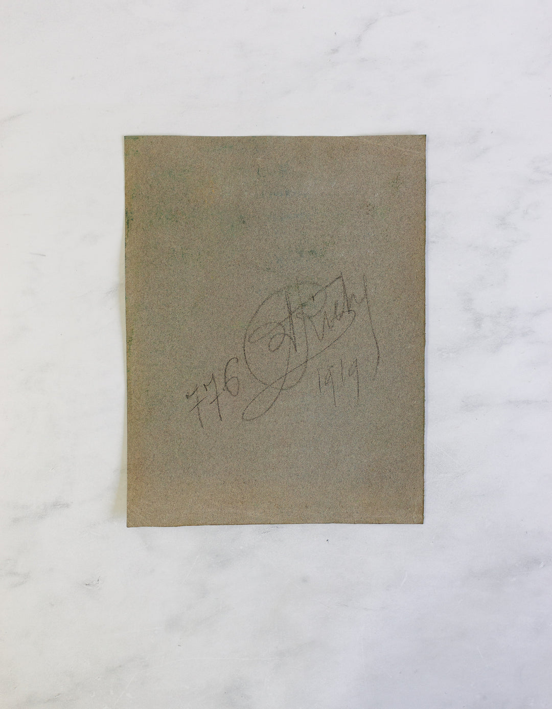 antique french artist portfolio, set of 14 landscape works