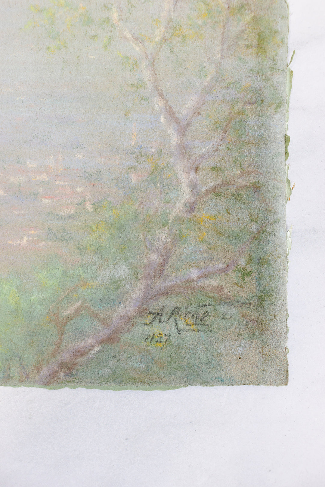 antique french artist portfolio, set of 14 landscape works