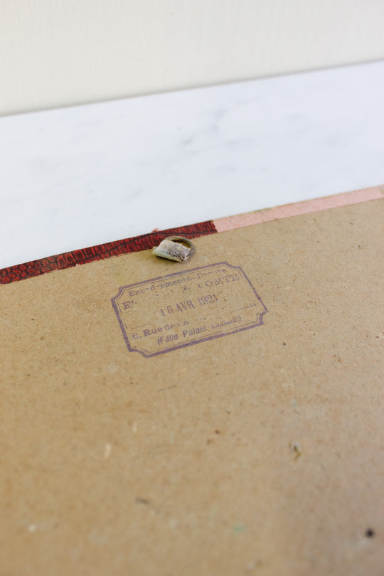 antique french artist portfolio, set of 14 landscape works