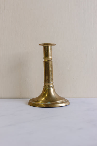 vintage French brass candlestick