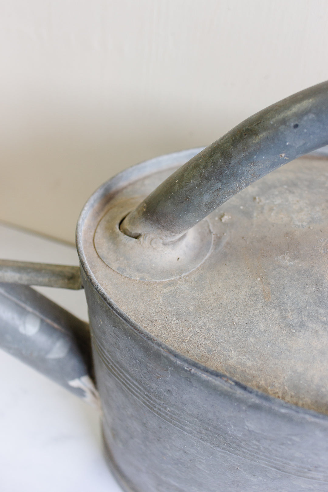 vintage French zinc watering can