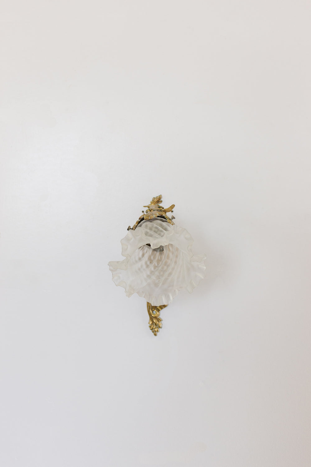 vintage French art nouveau wall sconce