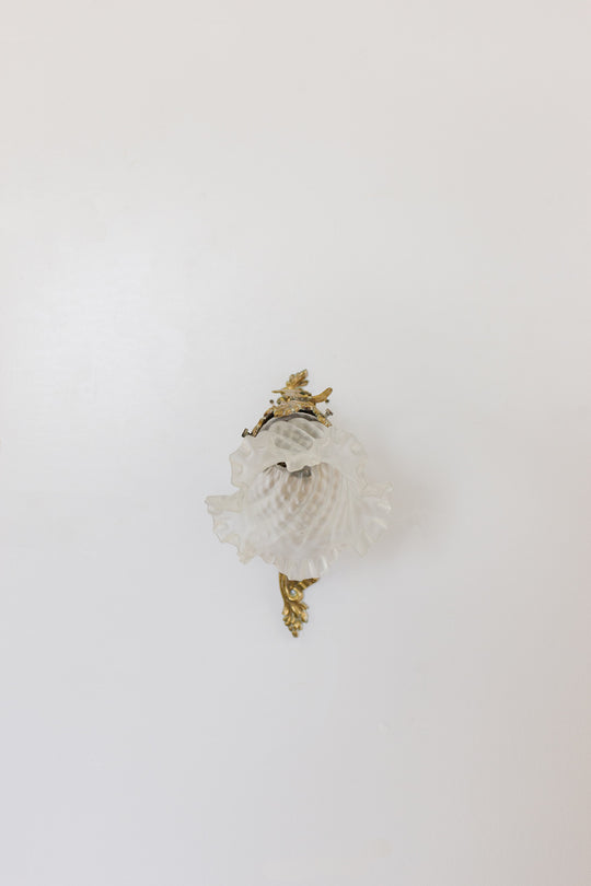 vintage French art nouveau wall sconce